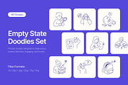 Empty States Hand-Drawn Doodles, an Outline Icon by Vectors Market (Thumbnail 1 of 9)