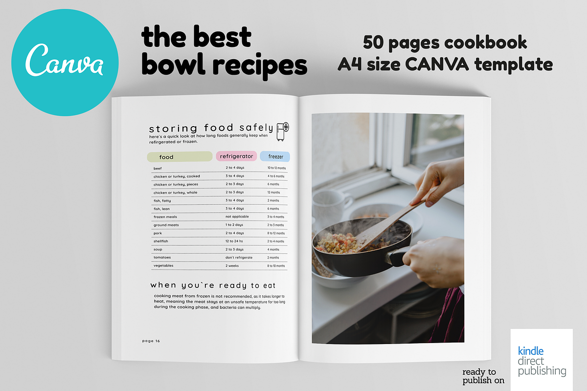 A4 Canva Recipes Cookbook Template, a Magazine Template by DeLaGranSiete (Photo 9 of 11)