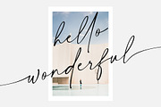 Fellaure - Modern Script, a Script Font by MJB Letters (Thumbnail 6 of 10)