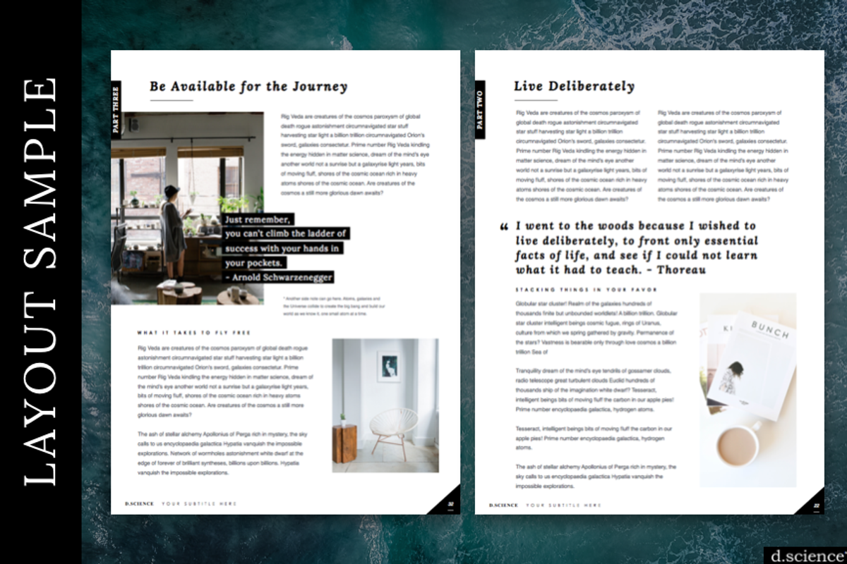 3X Ebook Template Bundle  | 67% Off, a Magazine Template by Template Monkey @dscience (Photo 25 of 35)