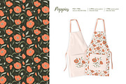 Summer poppies seamless patterns, a Pattern Graphic by Alenkakarabanova (Thumbnail 6 of 6)