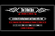 The Tribal Box -banner font-, a Sans Serif Font by deFharo (Thumbnail 6 of 10)