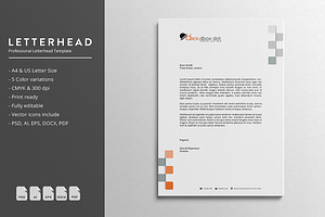 Letterhead Template, a Stationery Template by artisanHR