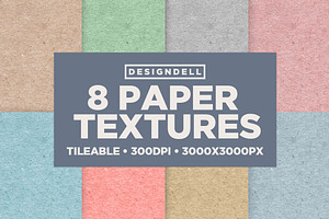 8 Tileable Paper Textures