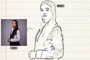 GRAPHITE PENCIL SKETCH FX Ps Action, an Action Add-On by Studio Retouch (Thumbnail 6 of 10)