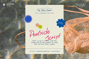 Poolside Script: Chill Typeface