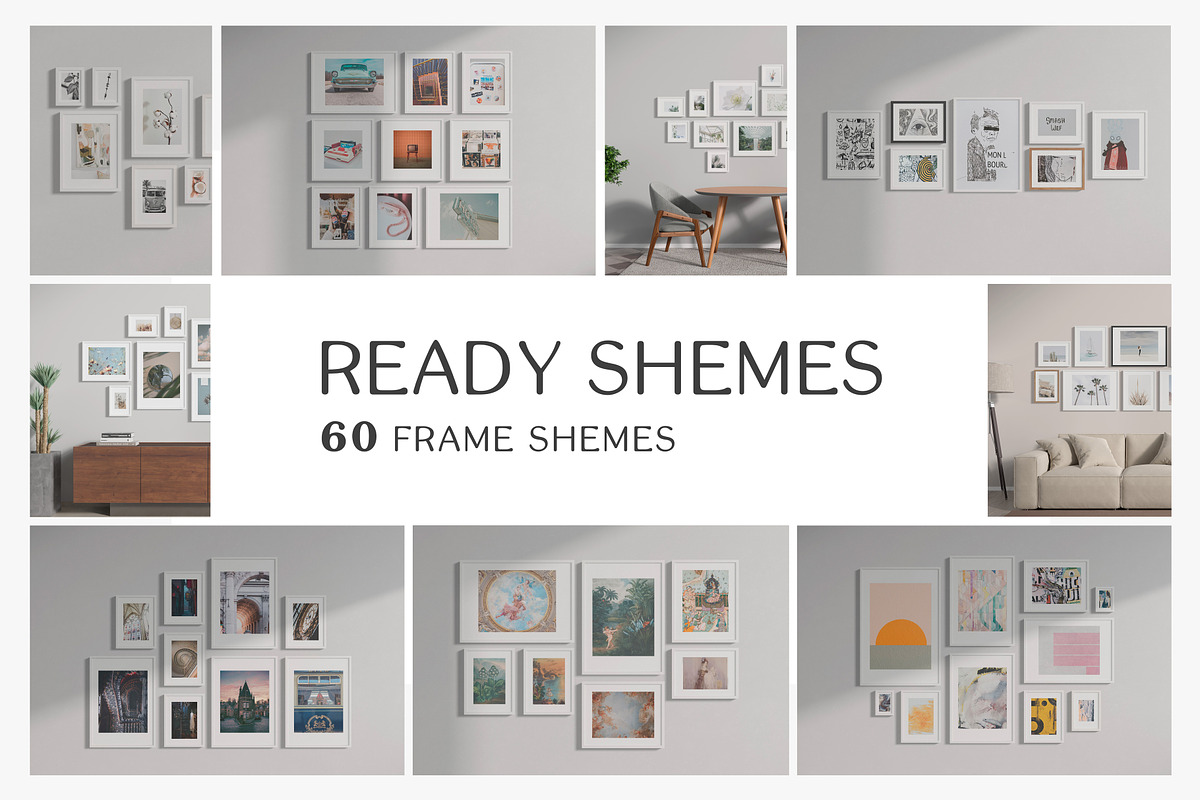 Frame Mockup Set, a Household Mockup by Seven Lights (Photo 2 of 75)