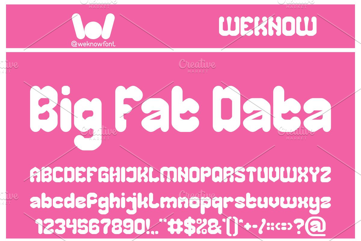 Chubby Tech font, a Font by weknow (Photo 4 of 8)