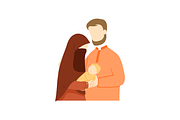 Faceless Muslim Family Illustrations, a Person Illustration by Berkah Studio (Thumbnail 3 of 11)