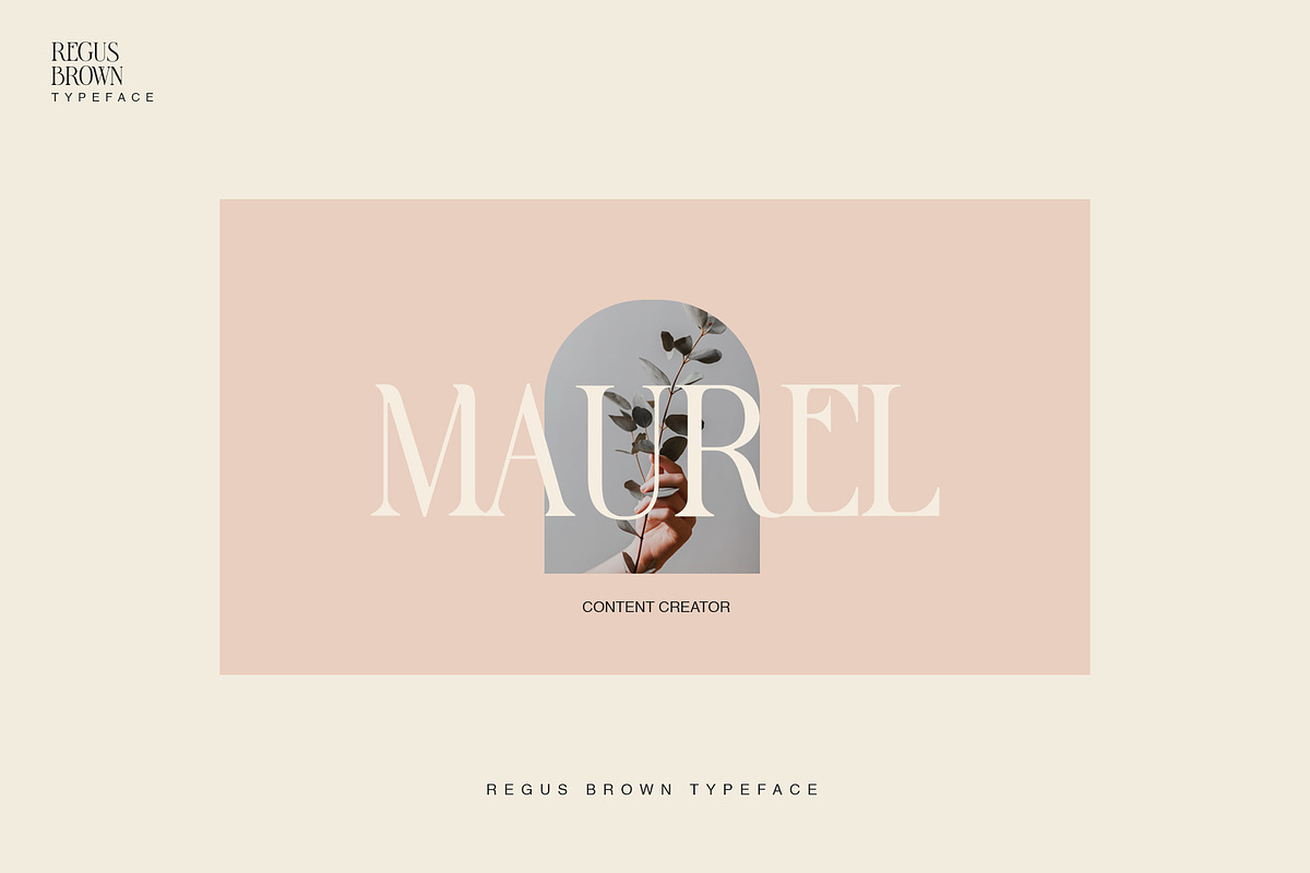 Regus Brown, a Serif Font by Ryan Rivaldo Vierra (Photo 5 of 16)