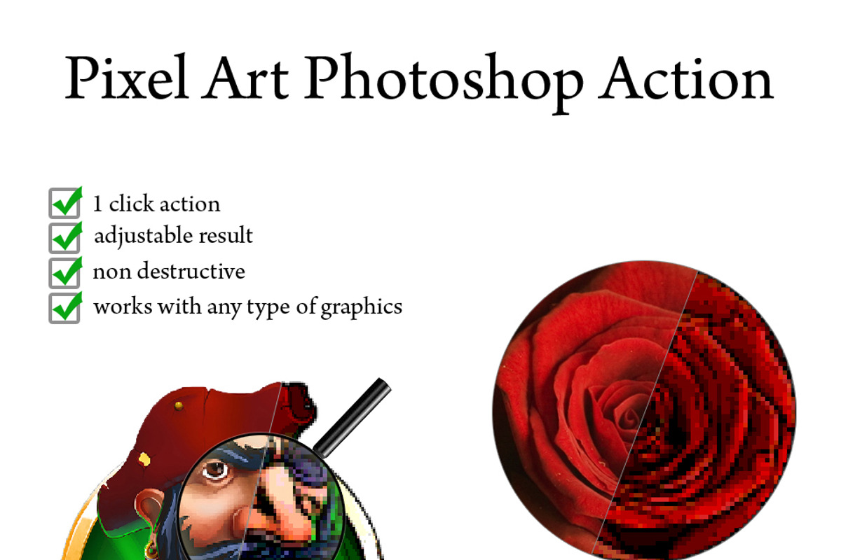 Pixel Art PS Action, an Action Add-On by DesignThor (Photo 5 of 5)