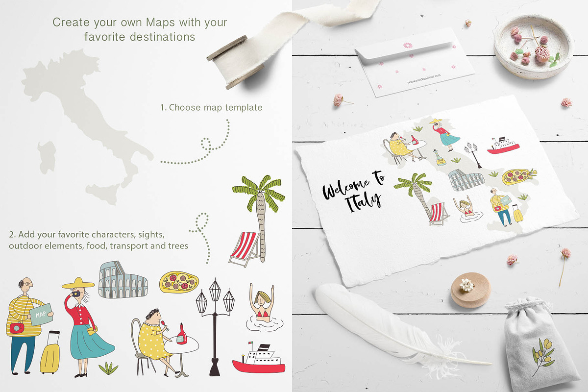 Map Creator, an Illustration by Oksana Stepova (Photo 5 of 17)