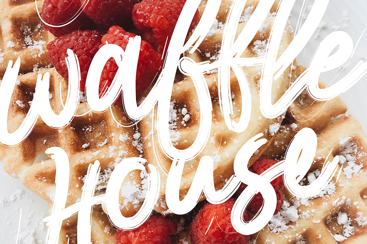 Lonely Angels Brush Font, a Script Font by chekart (Photo 2 of 9)