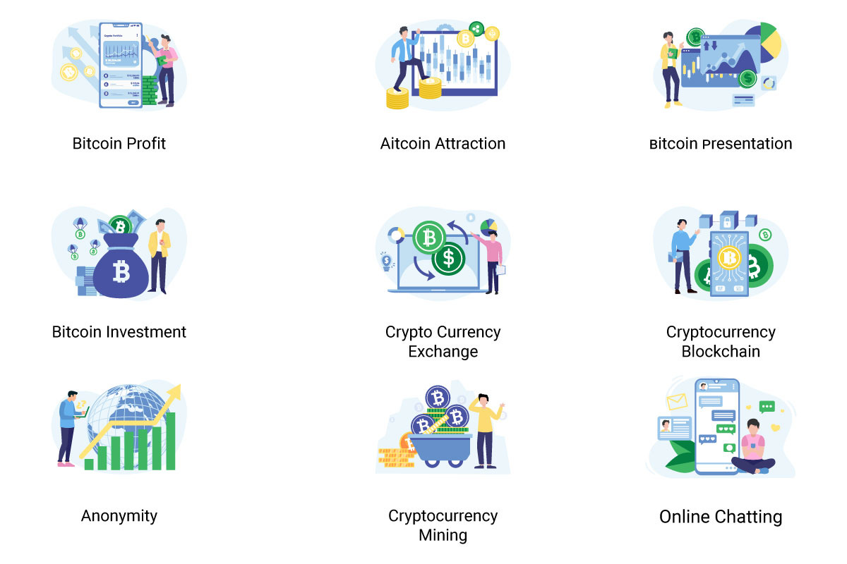 Bitcoin & Finance, an Illustration by Color Cubes (Photo 2 of 7)