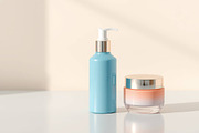 63 Skincare Bottle & Jar Set Mockup, an Advertising Mockup by adenpinkstore (Thumbnail 14 of 25)