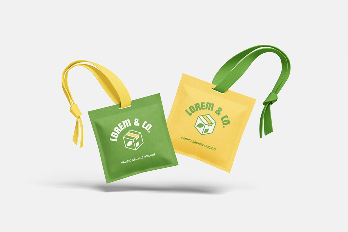 Fabric Sachet Mockup, a Product Mockup by Indah (Photo 6 of 6)