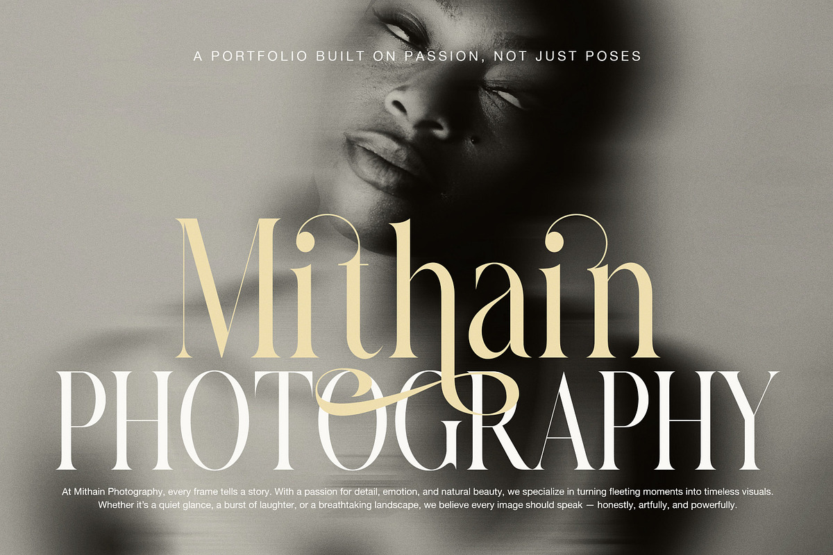 Roalling Elegant Serif Font, a Serif Font by Graphicxell (Photo 2 of 8)