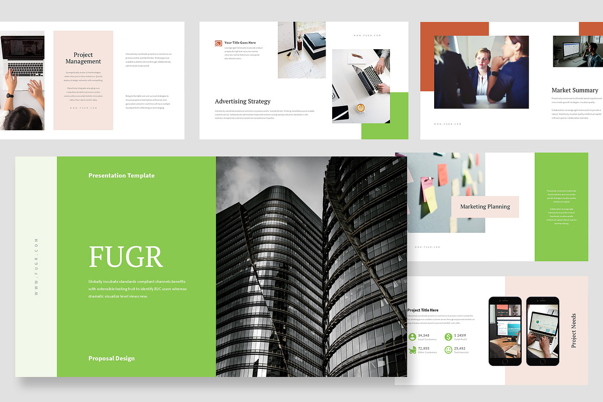 Fugr: Business Proposal Google Slide, a Presentation Template by Punkl Camp (Photo 1 of 16)