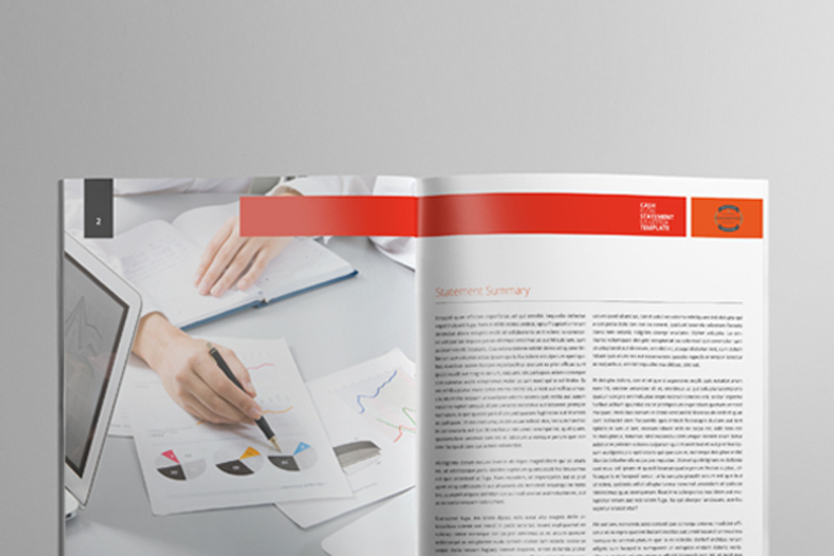 Cash Flow Statement US Letter, a Templates & Theme by Keboto