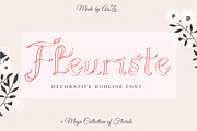Fleuriste Duoline Font, a Script Font by Anna Zakharchenko (Thumbnail 1 of 11)