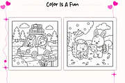 Little Cuddles Comfy Coloring Pages, a Decorative Illustration by Design Station (Thumbnail 3 of 4)