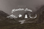 Set of Rustic Mountain Vector Badges, a Templates & Theme by Aloha Philly (Thumbnail 2 of 3)