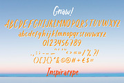 Gnaw - Kid's Fancy Font, a Script Font by Inspiratype (Thumbnail 5 of 5)