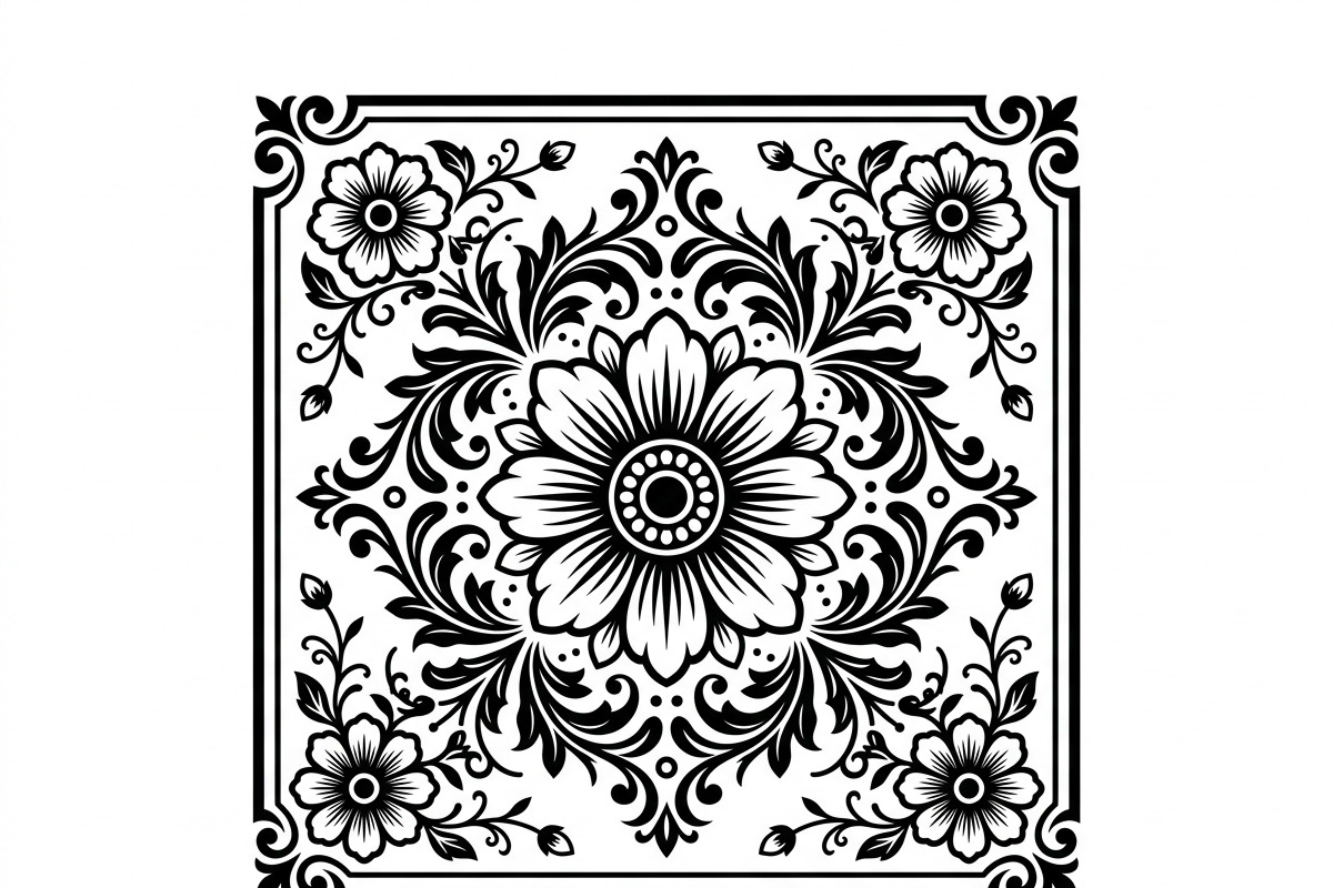 50 Elegant Floral Ornament Bundle, a Decorative Illustration by Amazin_art (Photo 15 of 38)