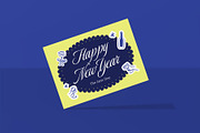 New Year Greeting Card, a Card Template by graphicook (Thumbnail 3 of 3)