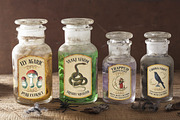 Witch Potion Labels Apothecary, a Seasonal Illustration by RossiGalleria (Thumbnail 2 of 3)