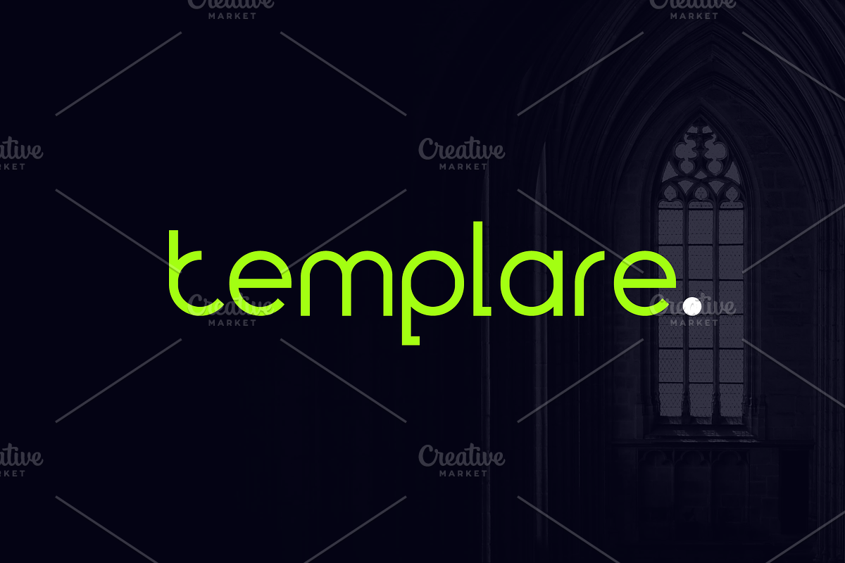 Templare Minimalist Sans, a Sans Serif Font by Artiveko (Photo 1 of 10)