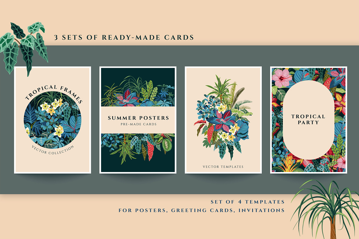 Tropical Plants & Animals, a Pattern Graphic by Molly art (Photo 3 of 14)