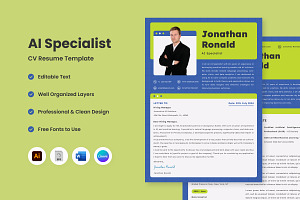 Creative CV Resume AI Specialist V3