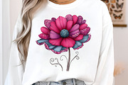 Whimsical spring wildflower clipart, an Illustration by SinaCreation (Thumbnail 6 of 11)