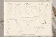 Elegant Bows & Frames – Clipart, a Decorative Illustration by NatalieArtsDenysenko (Thumbnail 10 of 11)