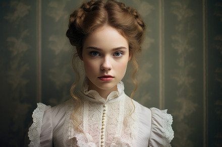 Portrait of a beautiful young woman, a Photo by Iftikhar Alam