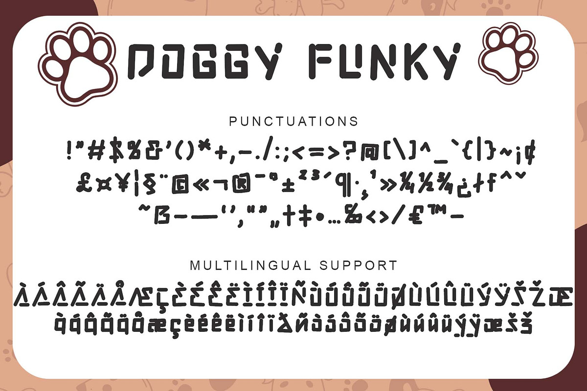 Doggy Funky, a Handwritten Font by Yoga Letter (Photo 6 of 6)