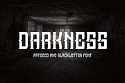 Black Waves - Artdeco & Blackletter, a Blackletter Font by QR Design Studio (Thumbnail 2 of 6)