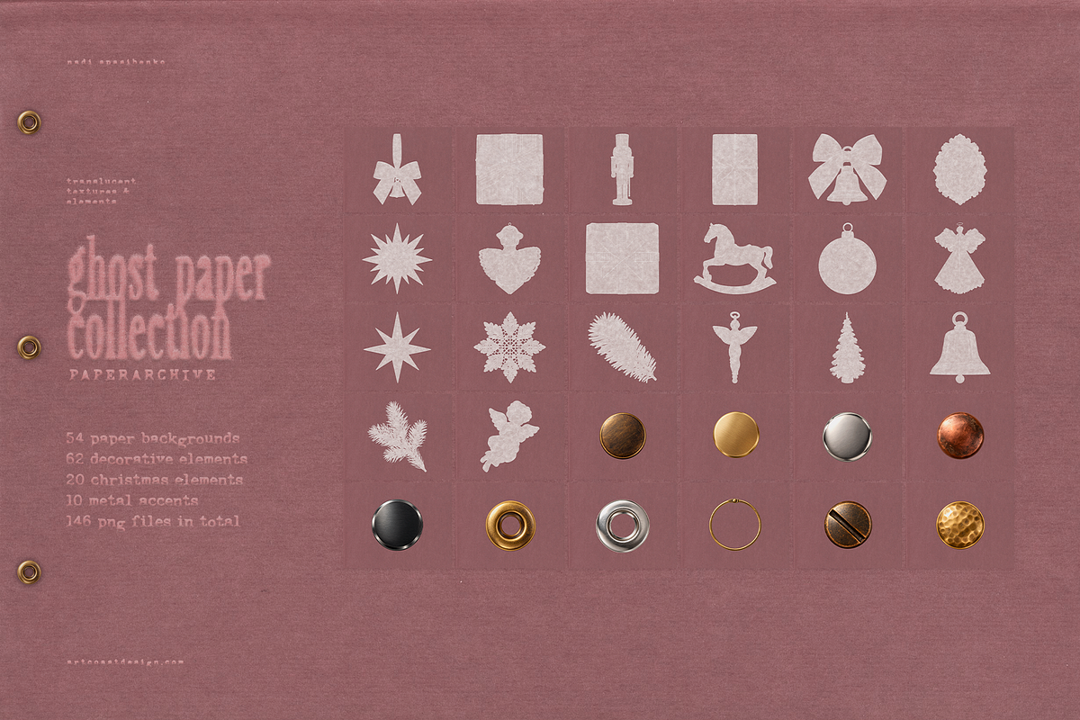 Ghost Paper — Textures & Elements, a Texture Graphic by nadispasibenko (Photo 12 of 13)