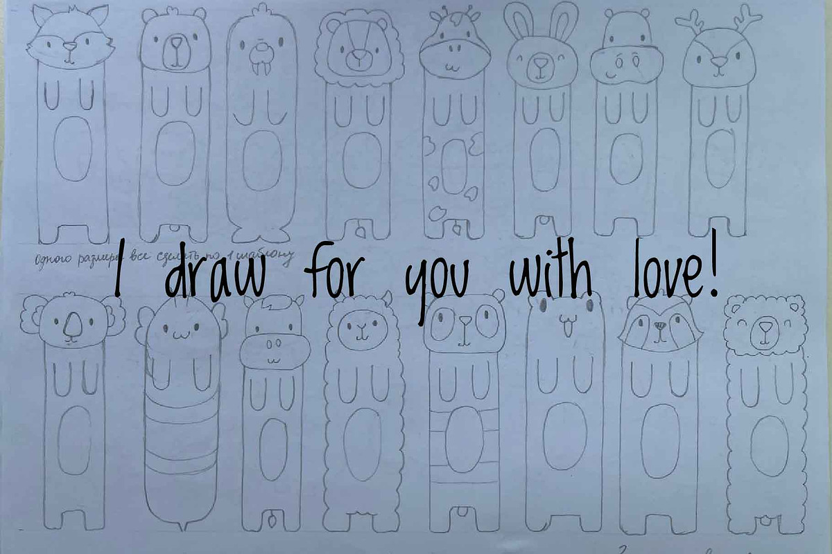 Cute Kawaii Animals Bookmarks, an Education Illustration by Palau (Photo 9 of 12)