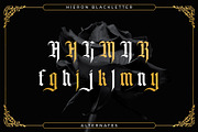 Hieron - Blackletter Font, a Blackletter Font by Idea Studio (Thumbnail 12 of 12)