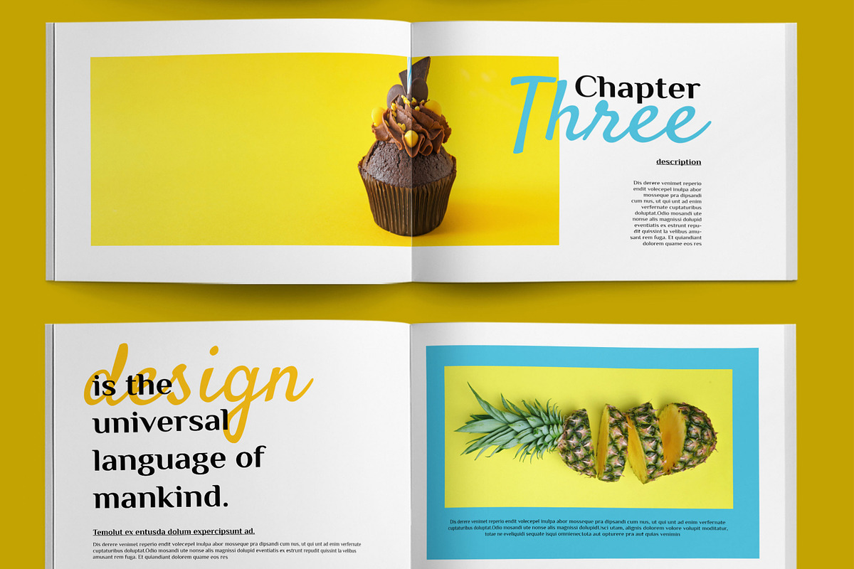 Minimal And Creative Book Layout, a Magazine Template by ContestDesign (Photo 4 of 5)