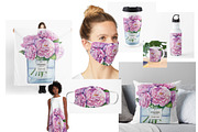 Watercolor Fashion Art Designs, an Illustration by Whimseez (Thumbnail 3 of 3)
