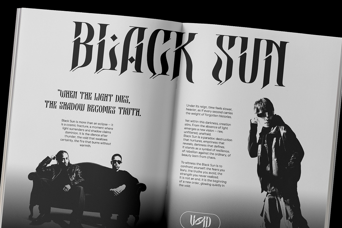 Xylver - Blackletter Font, a Blackletter Font by Inviline.co (Photo 11 of 14)