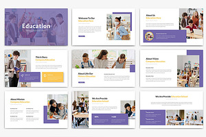 Education Powerpoint-Slide Template