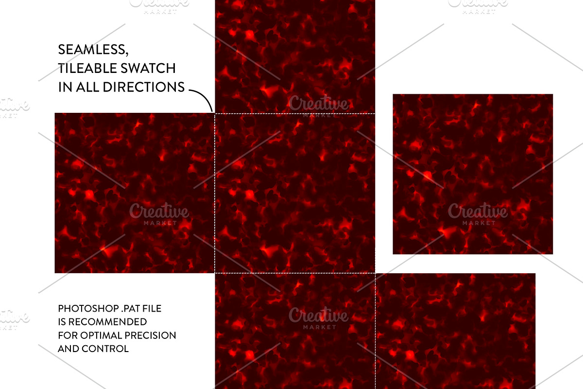 Red Tortoiseshell Seamless Pattern, a Pattern Graphic by Leysa Flores (Photo 3 of 10)