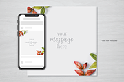 Flora Backgrounds Bundle, a Social Media Template by Julia Jane Creative (Thumbnail 2 of 6)