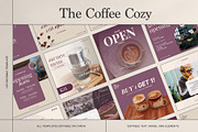 Coffee Cozy | Social Media Pack, a Social Media Template by prajapixels (Thumbnail 3 of 6)