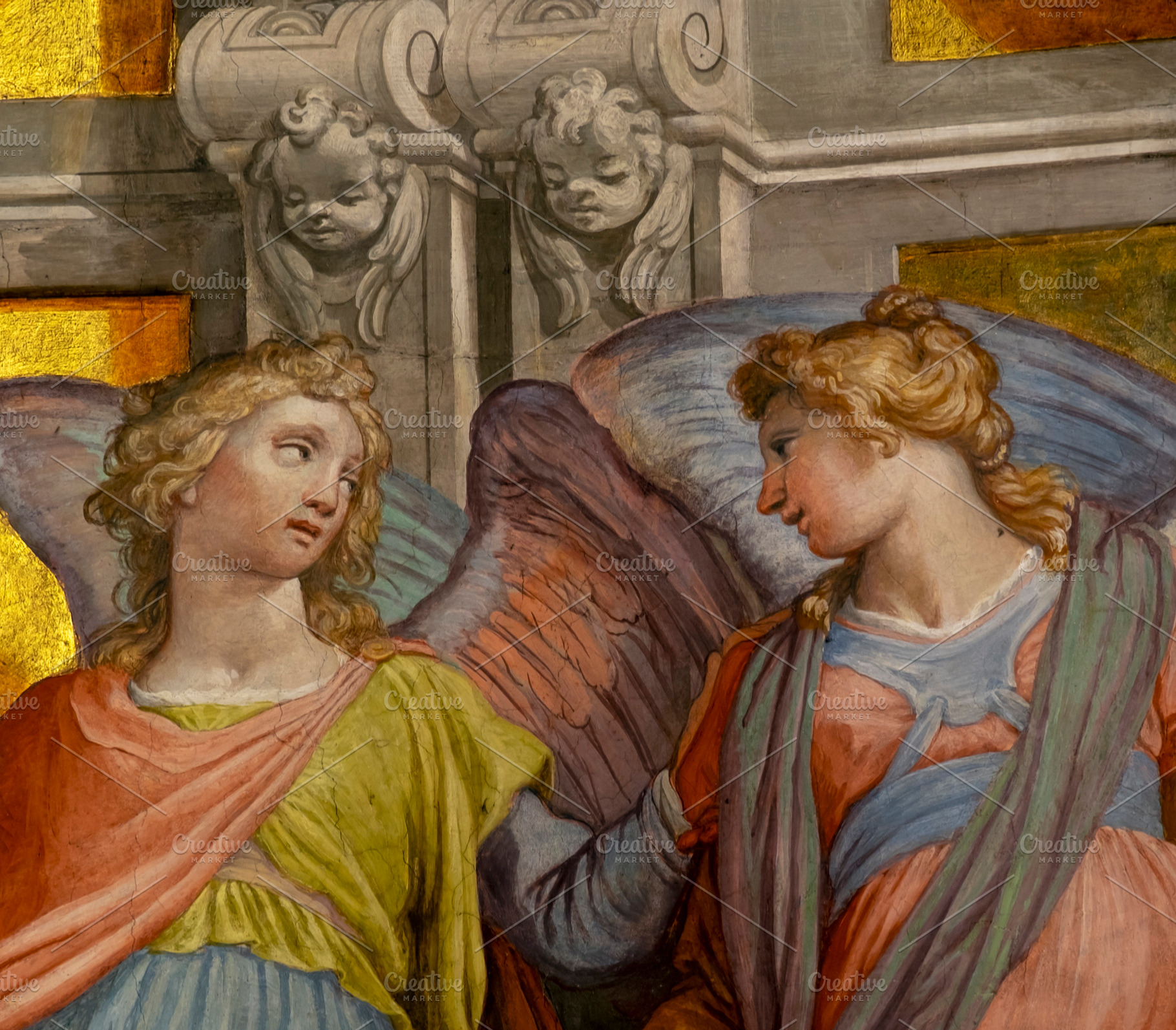 Angels stock photo containing angel and renaissance, a School & Education Photo by Atropos Images