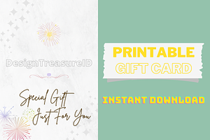 Printable Gift Card